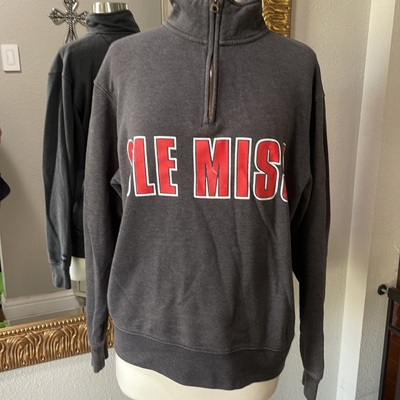 Jansport Grey Ole Miss Sweatshirt - Picture 2 of 8